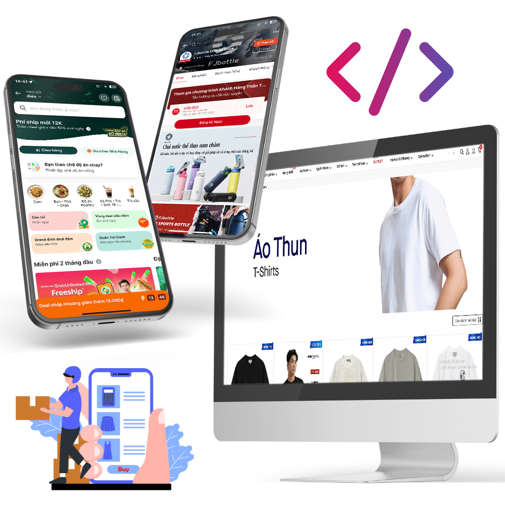 Thiết kề banner, thiết kế website, ấn phẩm