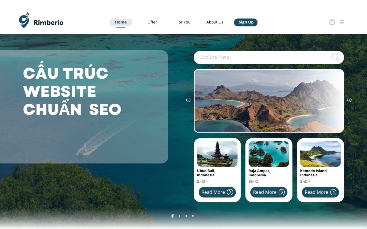 cấu trúc website chuẩn SEO